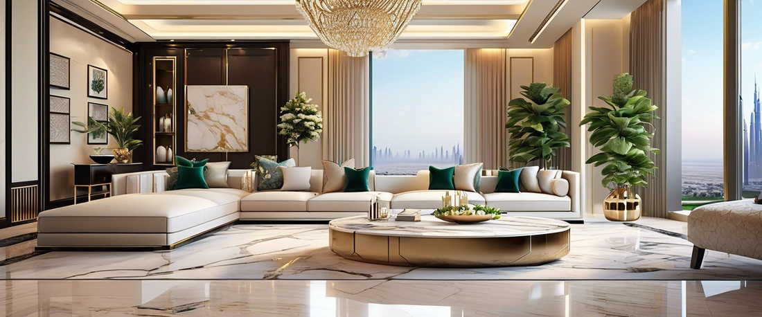 Dubai Interior Design Trends 2025: Marble & Stainless Steel in Smart & Sustainable Homes