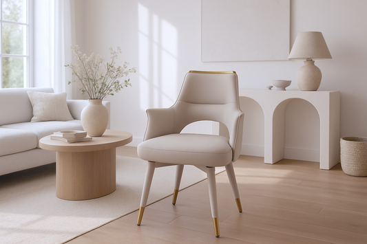 Rotating & Spring-Back Dining Chair
