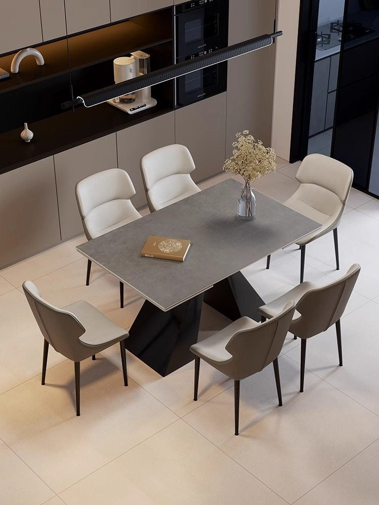 Extendable Dining Table - 160-240cm, Modern Minimalist Rectangular Table for Home with a Sense of Luxury