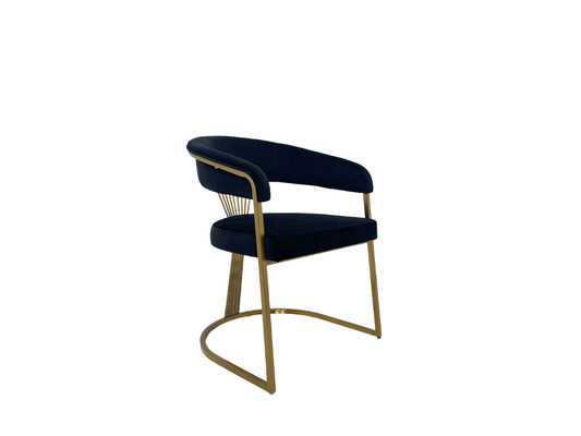 Matt Black & Gold Dining Chair | Arabesque Elegance for Dubai Homes Highlights