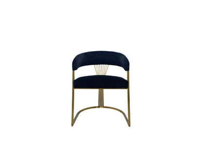 Matt Black & Gold Dining Chair | Arabesque Elegance for  Homes Highlights